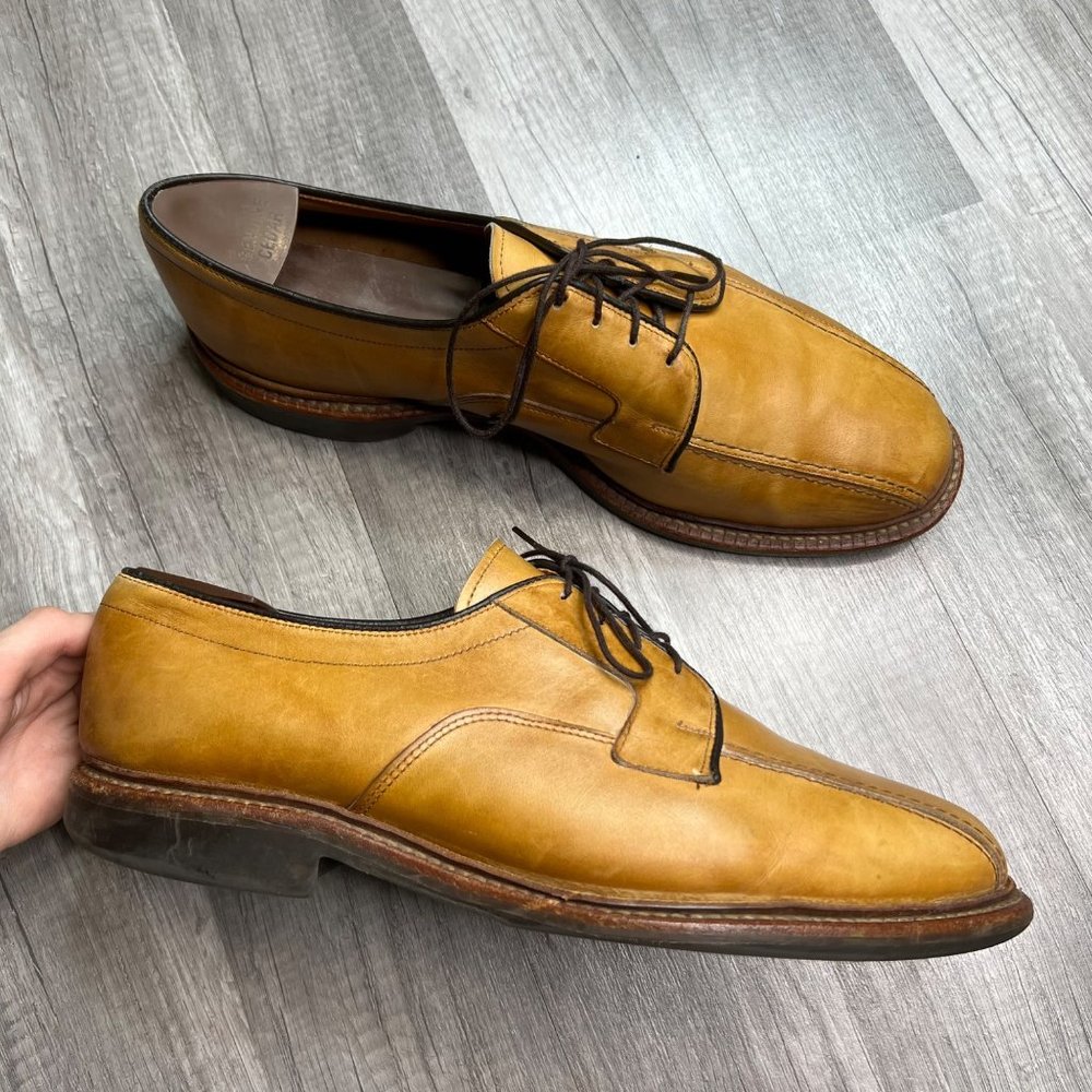 Allen Edmonds Sierra Tanned Leather Men's Oxford Derby Dress Shoes Size 10 1/2 D